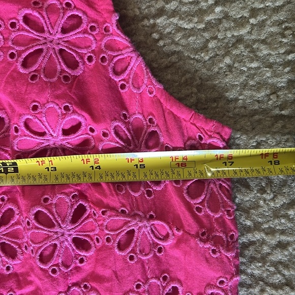 Boden Katie 100% Cotton Top Eyelet Shell SZ 6 - Picture 5 of 8